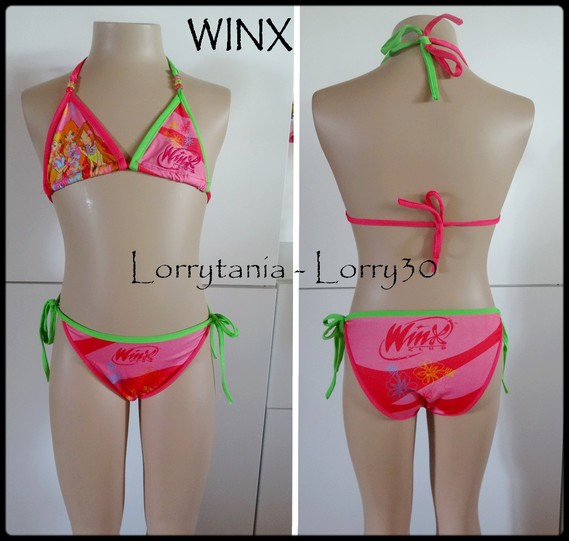 6-8A Maillot 2P WINX NEUF 4€