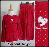 8A Pyjama rouge SERGENT MAJOR 8 € VENDU