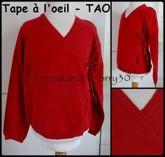 8A Gilet TAO 4 € rouge