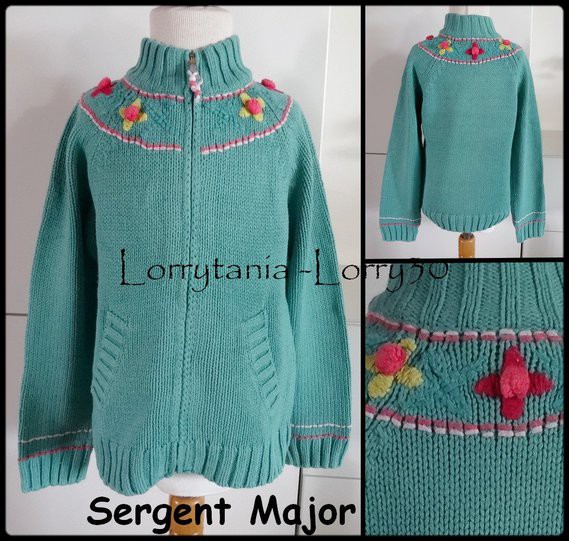 8A Gilet SERGENT MAJOR 3 € turquoise