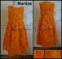 8A Robe citrouille MARESE 10 €