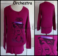10A T shirt ORCHESTRA 3 € fille violine VENDU