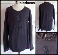 10A T shirt marine DIPLODOCUS