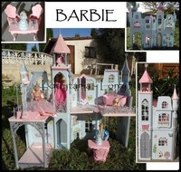 Chateau de BARBIE bleu 30 € VENDU