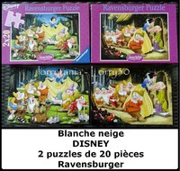 Puzzle Blanche neige 2x20 RAVENBURGER