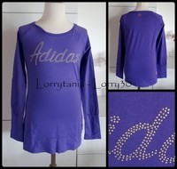 14A T shirt ML ADIDAS 10 € violet