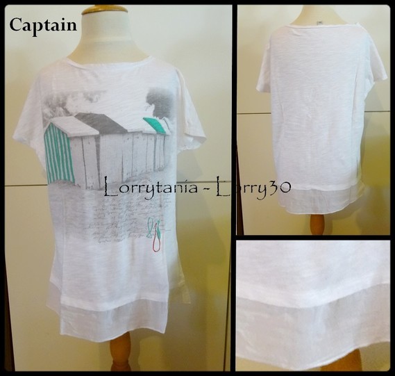 10A T shirt CAPTAIN 5 € MC cabane