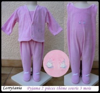 3m Pyjama 2 pièces 4 €