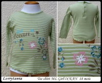 18m T shirt rayé Girl OCEAN 2,50 €