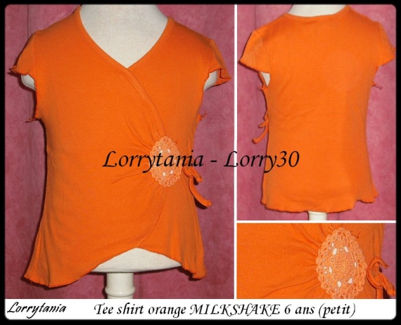5A T shirt orange MILKSHAKE 3 €