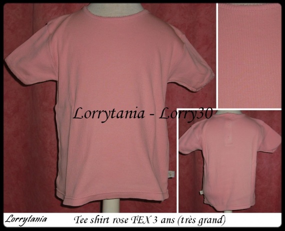 5A T shirt rose TEX 1,50 €