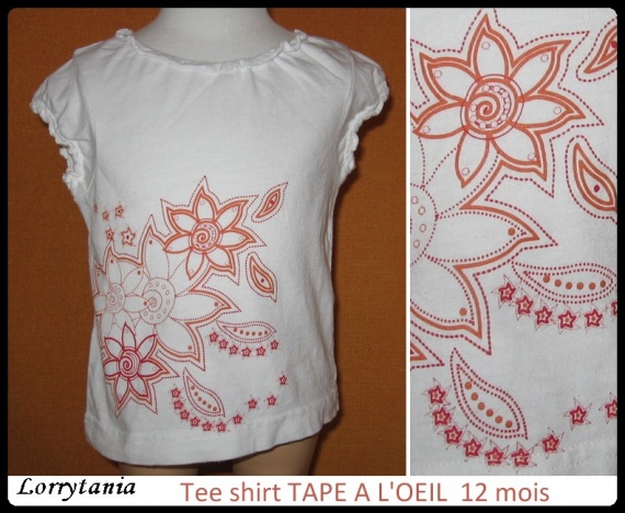 12m Tee shirt TAO 2,50 €