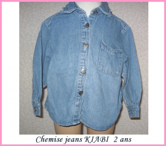 2A Chemise jeans 2,50 €