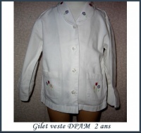 2A_gilet veste blanche DPAM 2 €