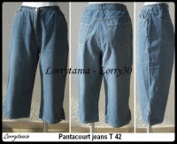 T42-44 Pantacourt jeans 5 €