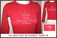 T36_tee shirt rouge ESPRIT 5 €