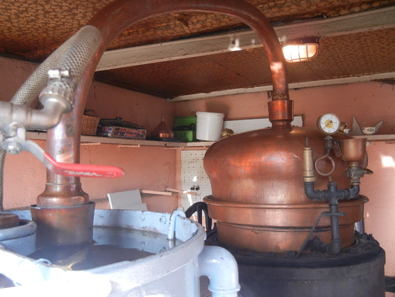 Distillation Le col de cygne