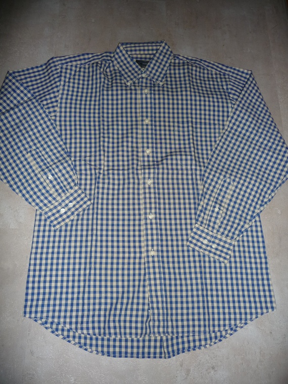 chemise yves dorsey bleu à carreaux taille 39/40 5€