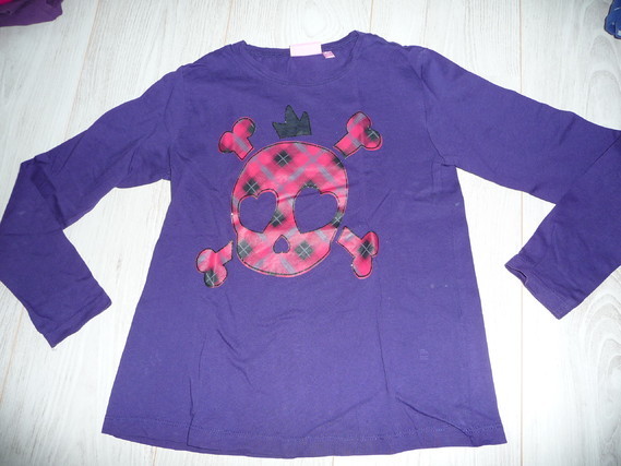 t-shirt kiabi 10 ans violet 2€