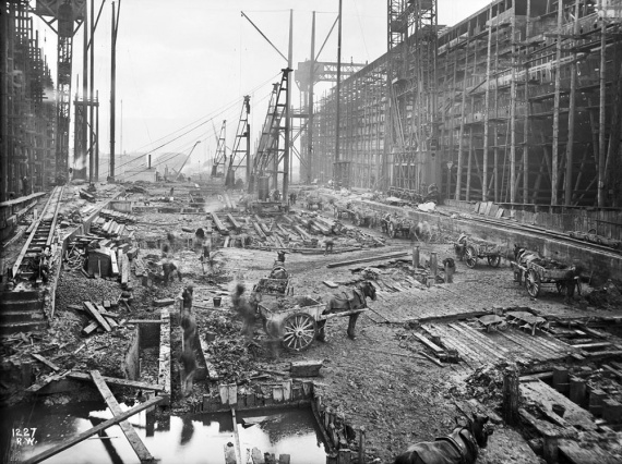 construction titanic