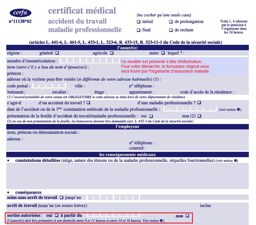 Accident De Travail Assurance Maladie Forum Vie Pratique