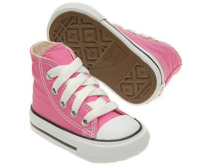 baskets bébé fille rose CONVERSE All Star C443 Pointure 20