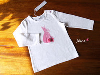 2 ans tee shirt IKKS Lapin collection layette hiver 2013 - 2014