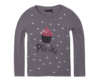 3 ans IKKS fille, tee shirt cup cake pink, collection hiver 2014 - 2015