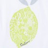 3 ans Catimini Tee-Shirt sérigraphie irisée Citron