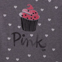 3 ans IKKS fille, tee shirt cup cake pink, collection hiver 2014 - 2015