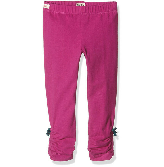 5 ANS Hatley Pink Velvet Petal Pink Leggings Fille Rose fushia