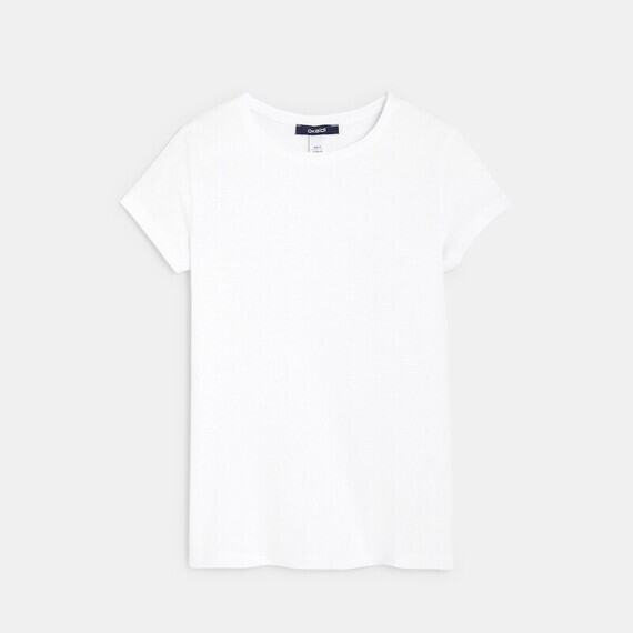10 ANS T-shirt manches courtes blanc