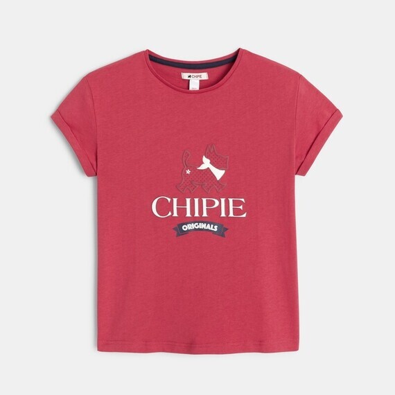 10 ANS T-shirt Chipie Rouge Cardinal