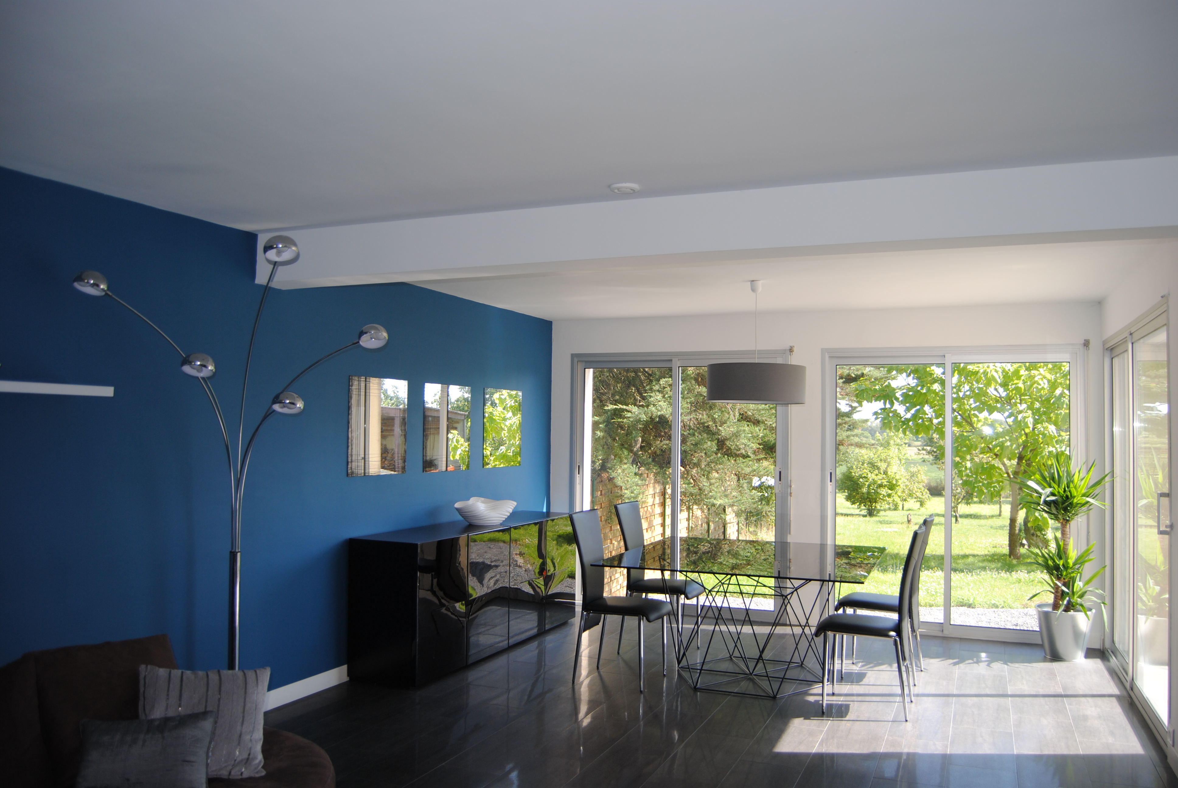 Peinture Bleu Canard Dans Mon Sejour J Ai Ose Photo