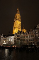 The cathedral of Antwerp.