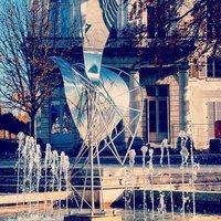 Fontaine devant la mairie