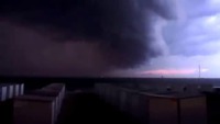 Passage de l'orage Storm op komst, Knokke-Le-Zoute, 05 08 2013 (Belgique-België-Belgium) - YouTube