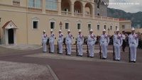 Monaco, Prince's Palace, Changing of the Guard [HD] (videoturysta)