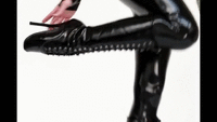 Latex Catsuit Ballet Boots