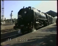 Locomotive vapeur 141R en gare de RODEZ