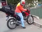 Mongol en moto