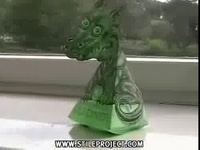 Dragon en papier vivant