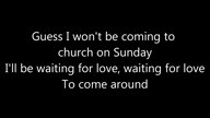 Avicii ~ Waiting For Love Lyrics